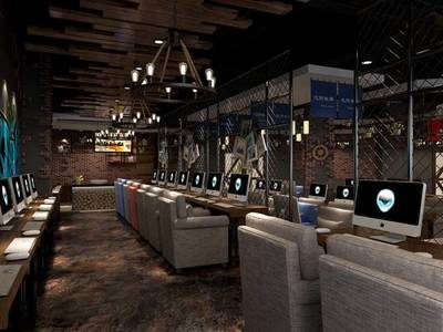 工裝公司網吧裝修設計布局事項