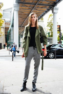 韓國mm冬日出街服裝流行趨勢 工裝外套玩轉(zhuǎn)帥氣風與制服元素融合