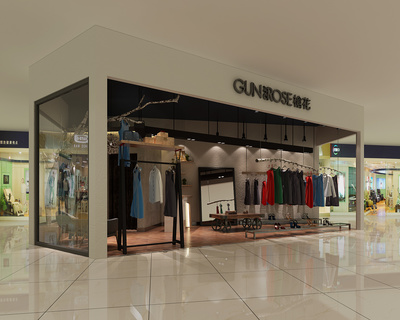 一九九二效果圖 工裝服裝店制服的時代印記與設計敘事